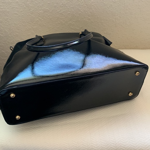 Italian made leather satchel hand bag